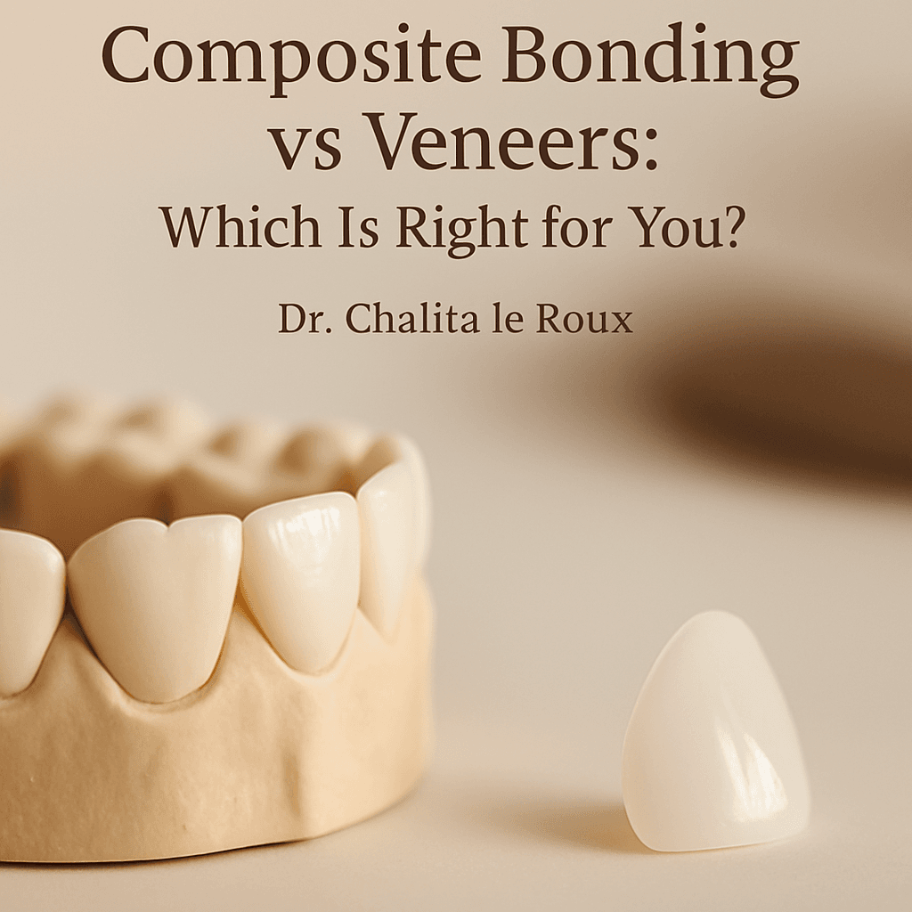 Composite bonding compared with porcelain veneers — Dr Chalita le Roux, Roodepoort