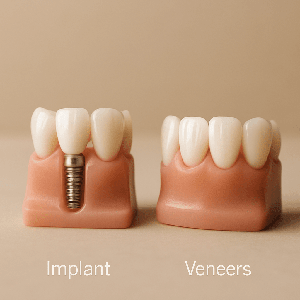 Front Teeth: Implants vs Veneers - How to Choose — Dr Chalita le Roux, Roodepoort