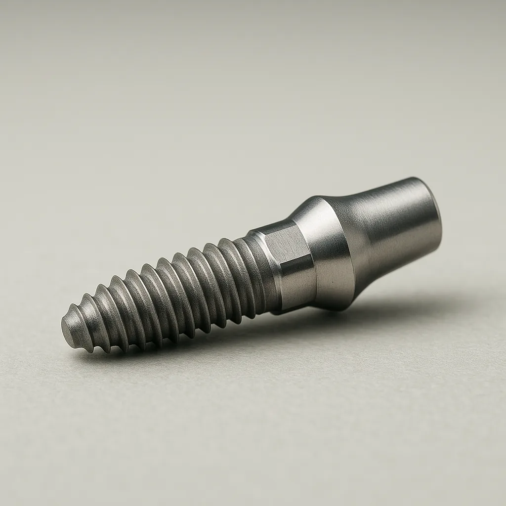 A titanium dental implant fixture - cost of implants in south africa, Dr Chalita le Roux, Roodepoort