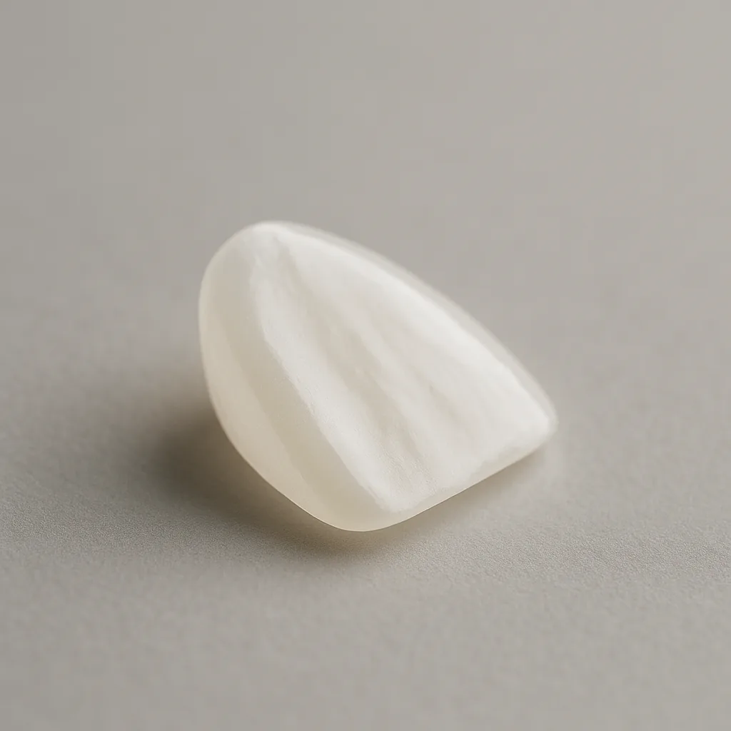 A single porcelain veneer shell - Porcelain Veneers, Dr Chalita le Roux, Roodepoort
