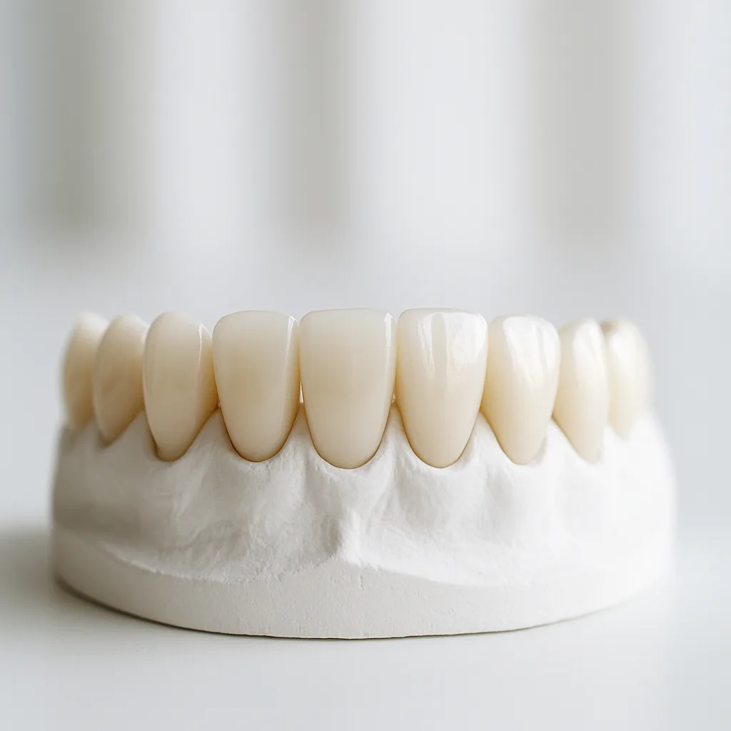 A smile-makeover set on a study model - smile, Dr Chalita le Roux, Roodepoort