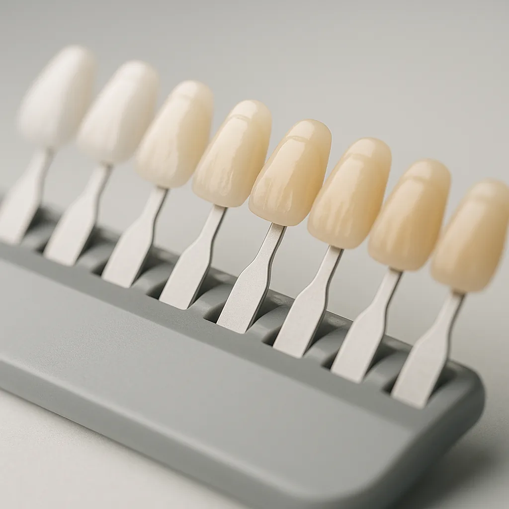 A professional tooth-shade guide - Teeth Whitening, Dr Chalita le Roux, Roodepoort