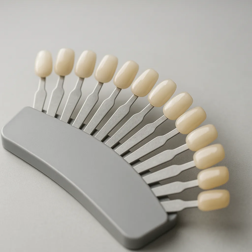 A professional tooth-shade guide - Teeth Whitening, Dr Chalita le Roux, Roodepoort