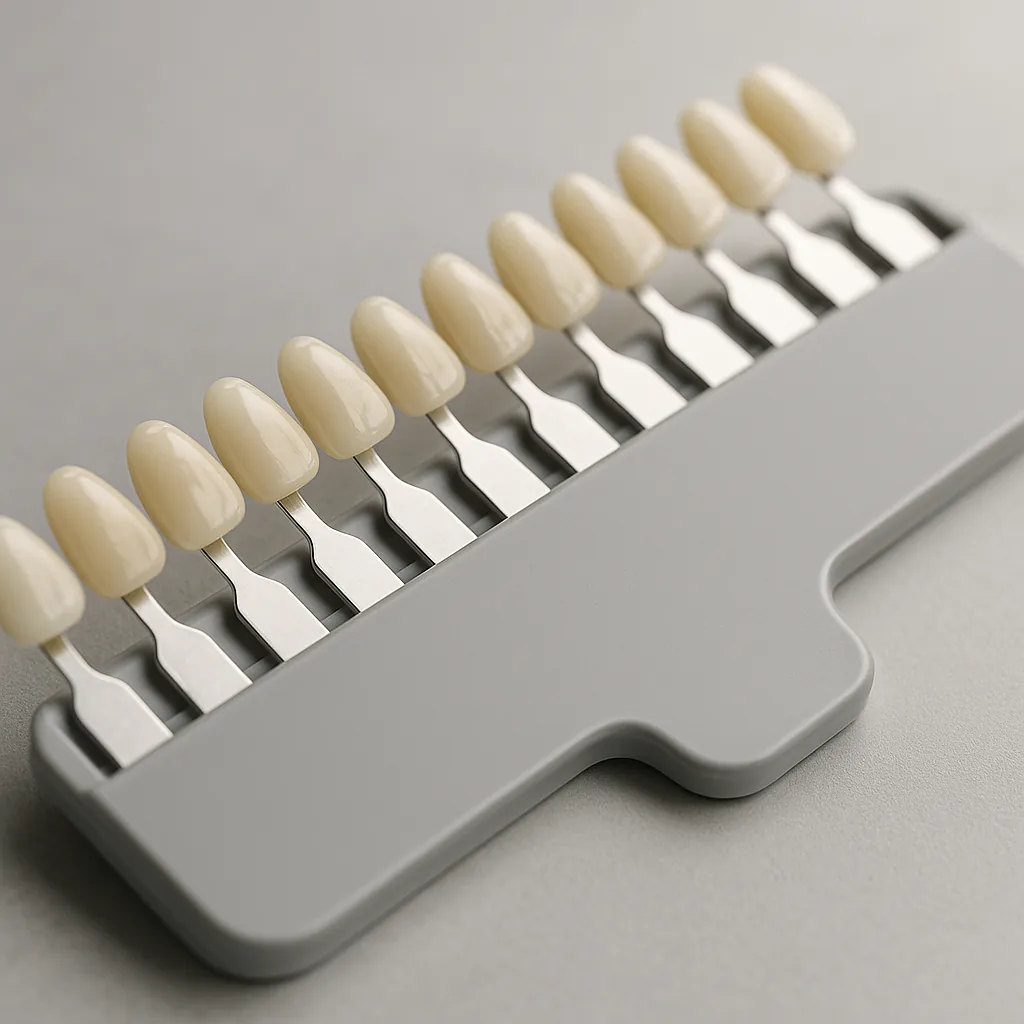 A professional tooth-shade guide - Teeth Whitening, Dr Chalita le Roux, Roodepoort
