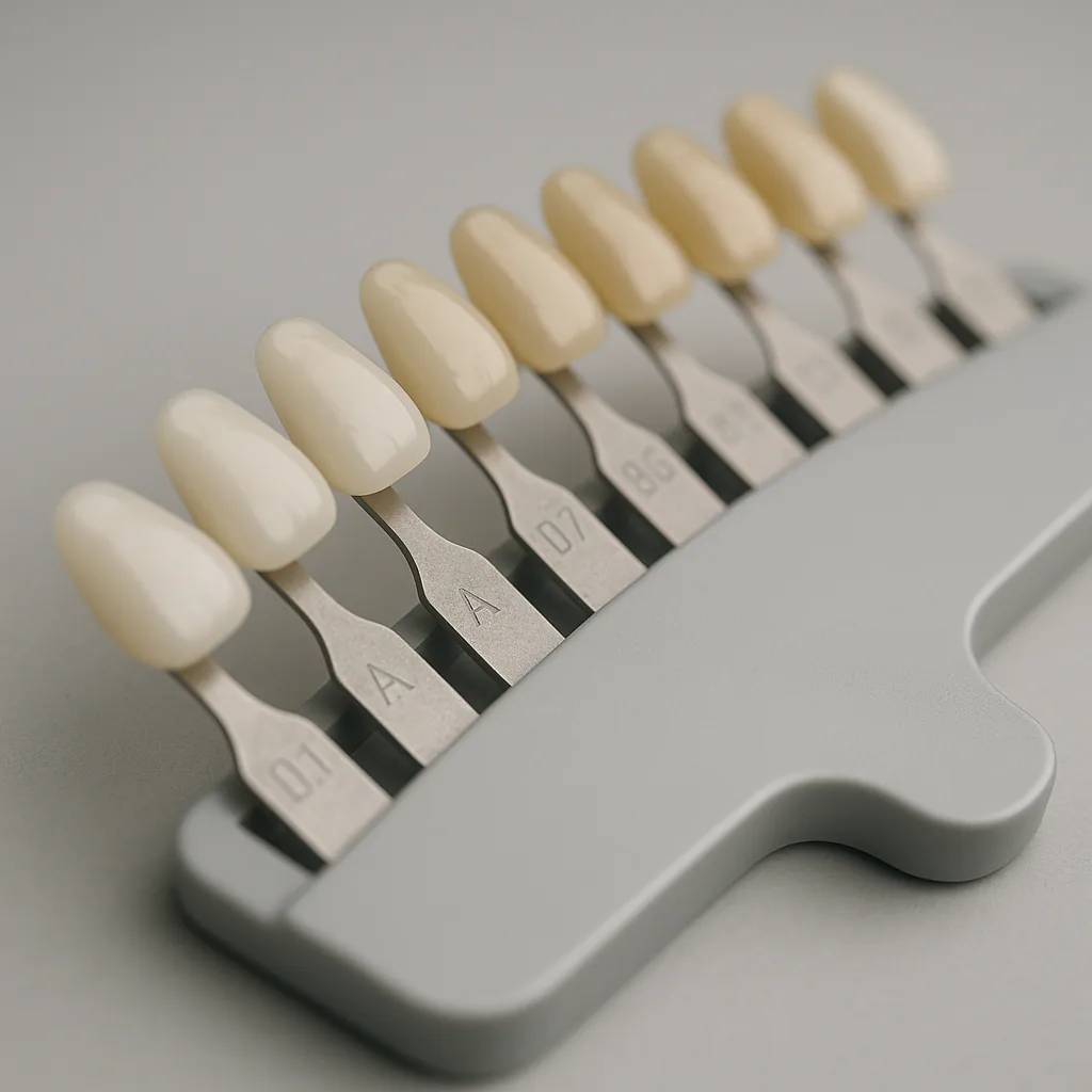 A professional tooth-shade guide - Teeth Whitening, Dr Chalita le Roux, Roodepoort