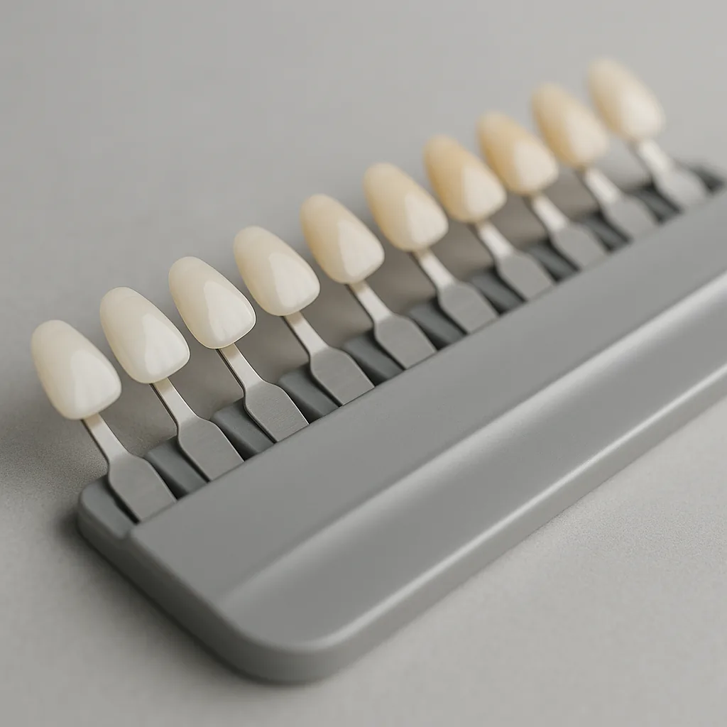 A professional tooth-shade guide - Teeth Whitening, Dr Chalita le Roux, Roodepoort