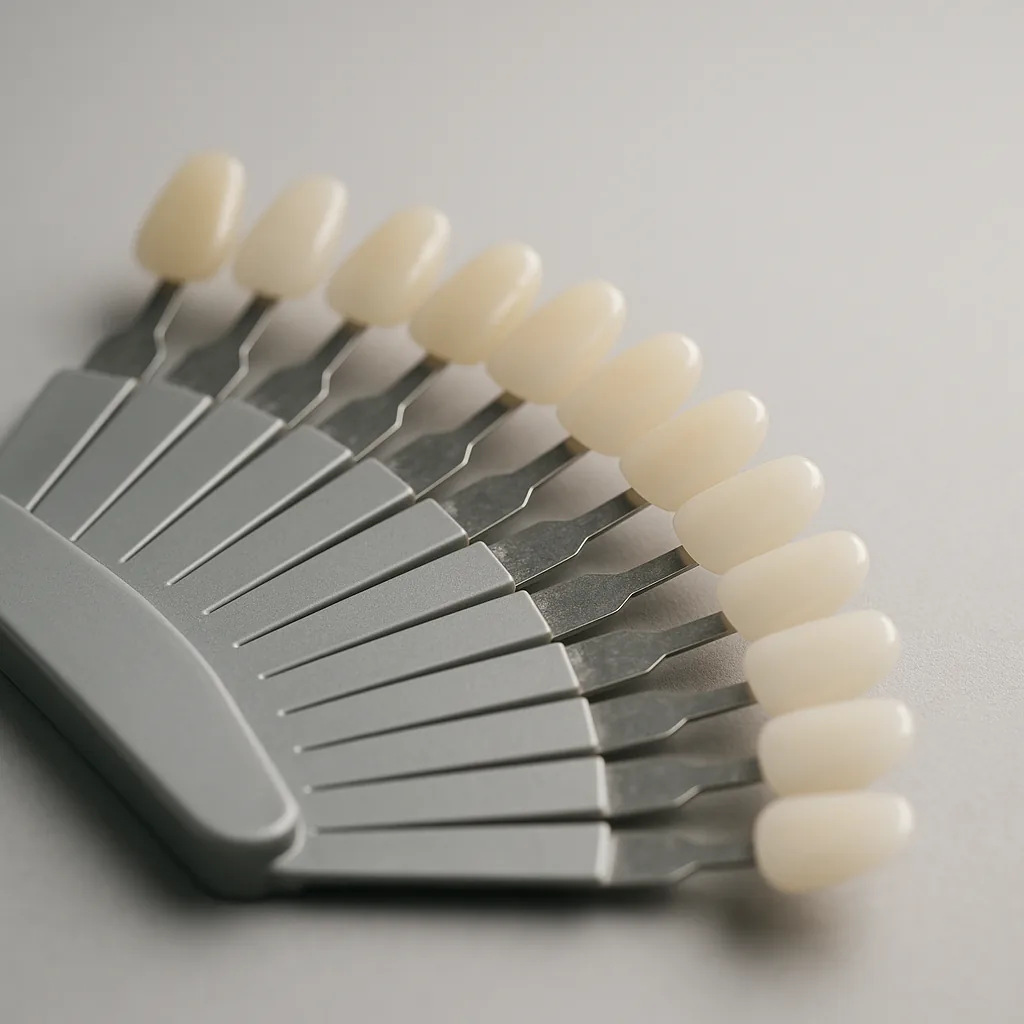 A professional tooth-shade guide - Teeth Whitening, Dr Chalita le Roux, Roodepoort