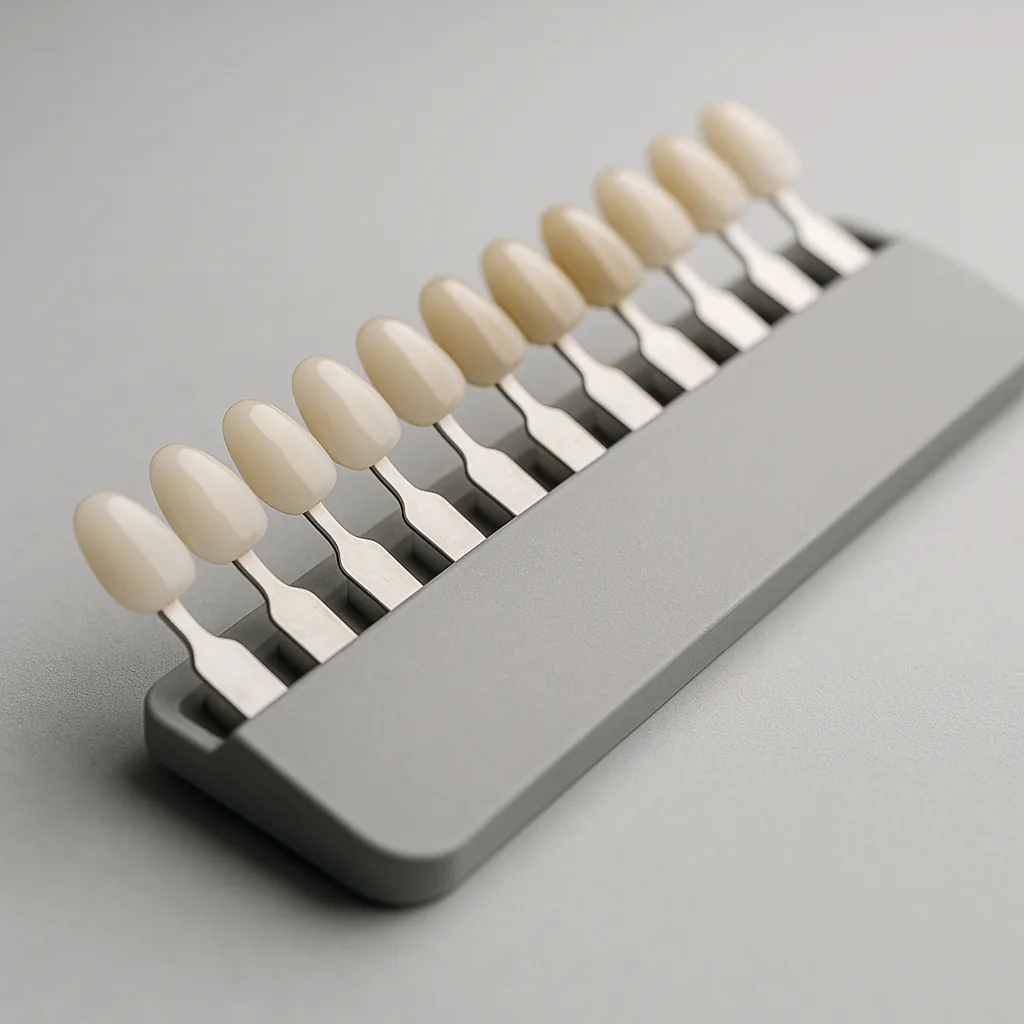 A professional tooth-shade guide - Teeth Whitening, Dr Chalita le Roux, Roodepoort