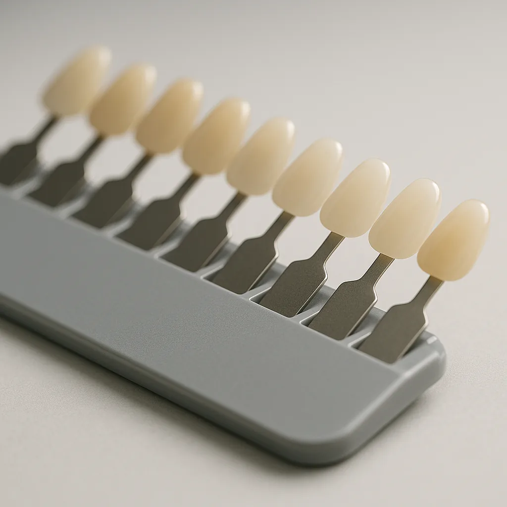 A professional tooth-shade guide - Teeth Whitening, Dr Chalita le Roux, Roodepoort