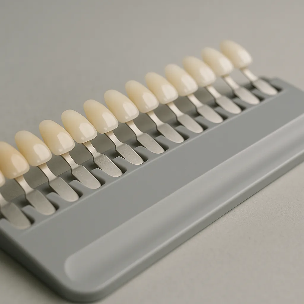 A professional tooth-shade guide - Teeth Whitening, Dr Chalita le Roux, Roodepoort