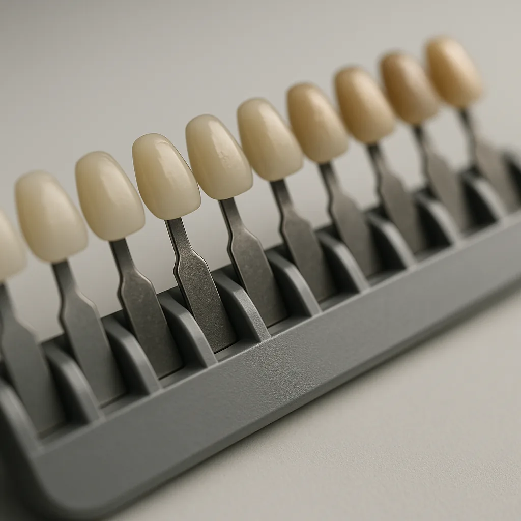 A professional tooth-shade guide - Teeth Whitening, Dr Chalita le Roux, Roodepoort