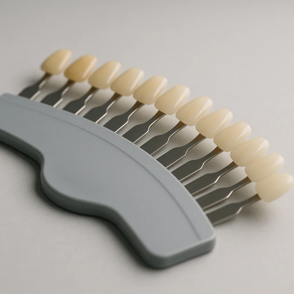 A professional tooth-shade guide - Teeth Whitening, Dr Chalita le Roux, Roodepoort