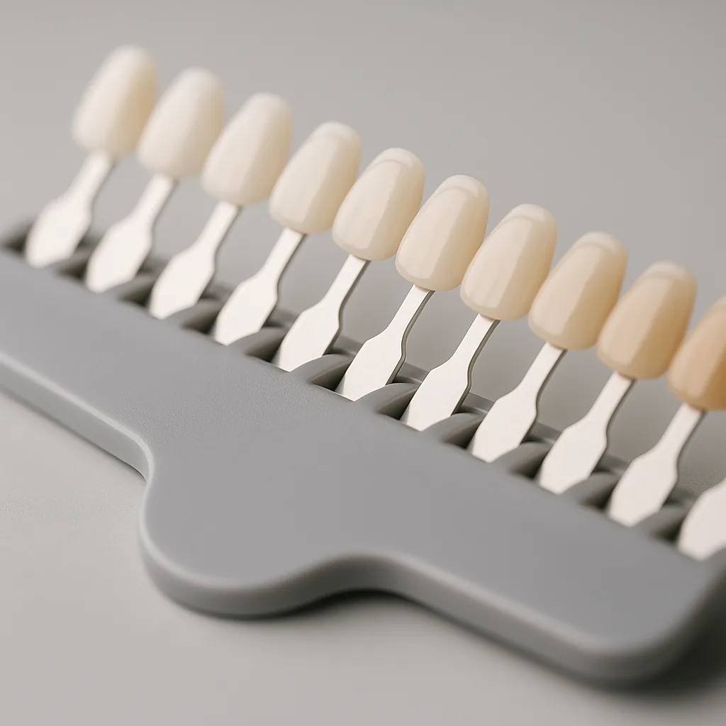 A professional tooth-shade guide - Teeth Whitening, Dr Chalita le Roux, Roodepoort