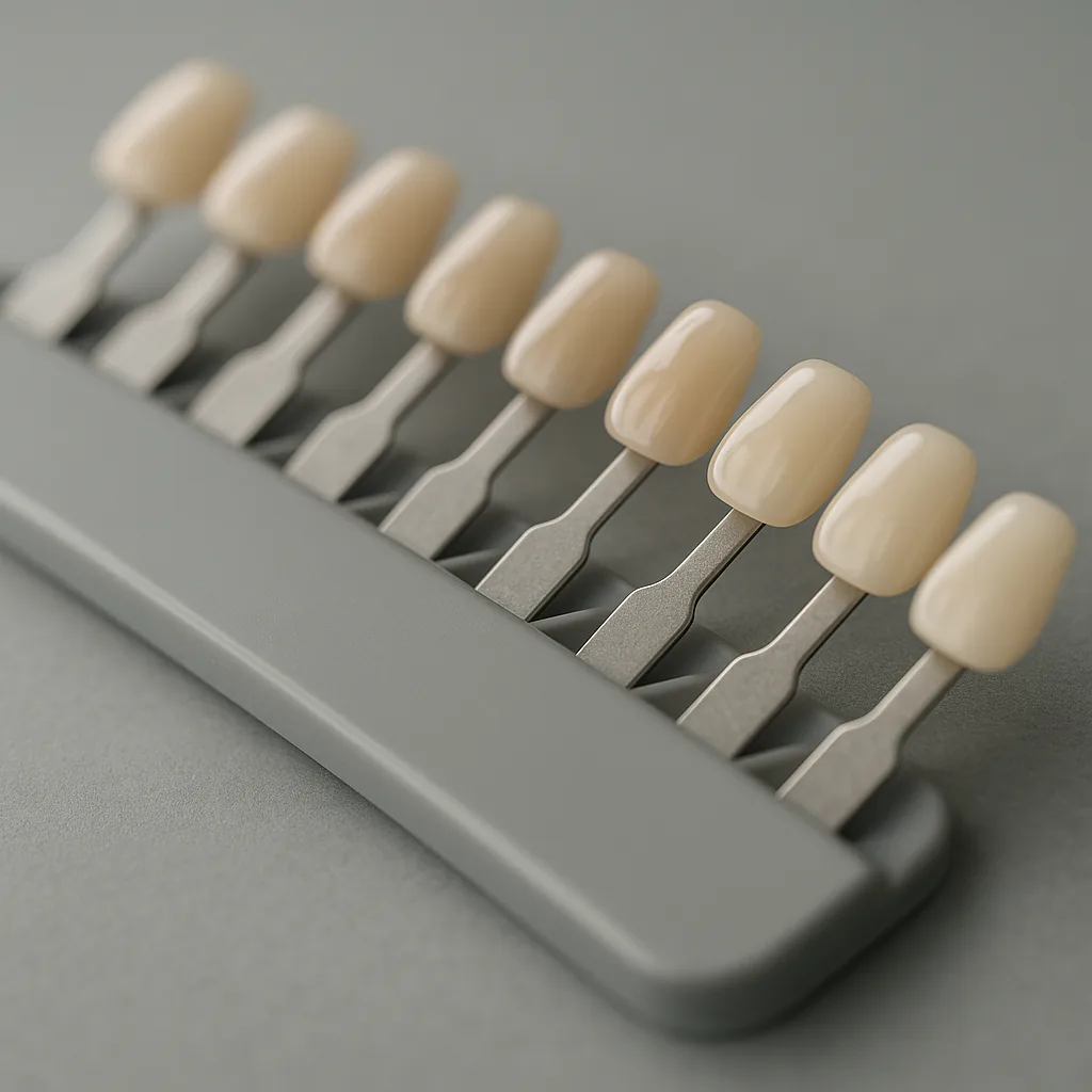 A professional tooth-shade guide - Teeth Whitening, Dr Chalita le Roux, Roodepoort