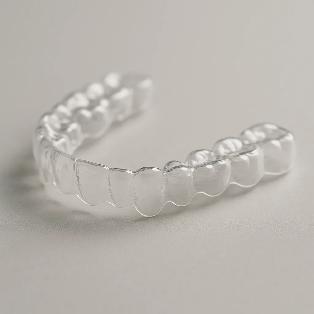 A clear aligner tray - What Do Clear Aligners South Africa Cost, Dr Chalita le Roux, Roodepoort
