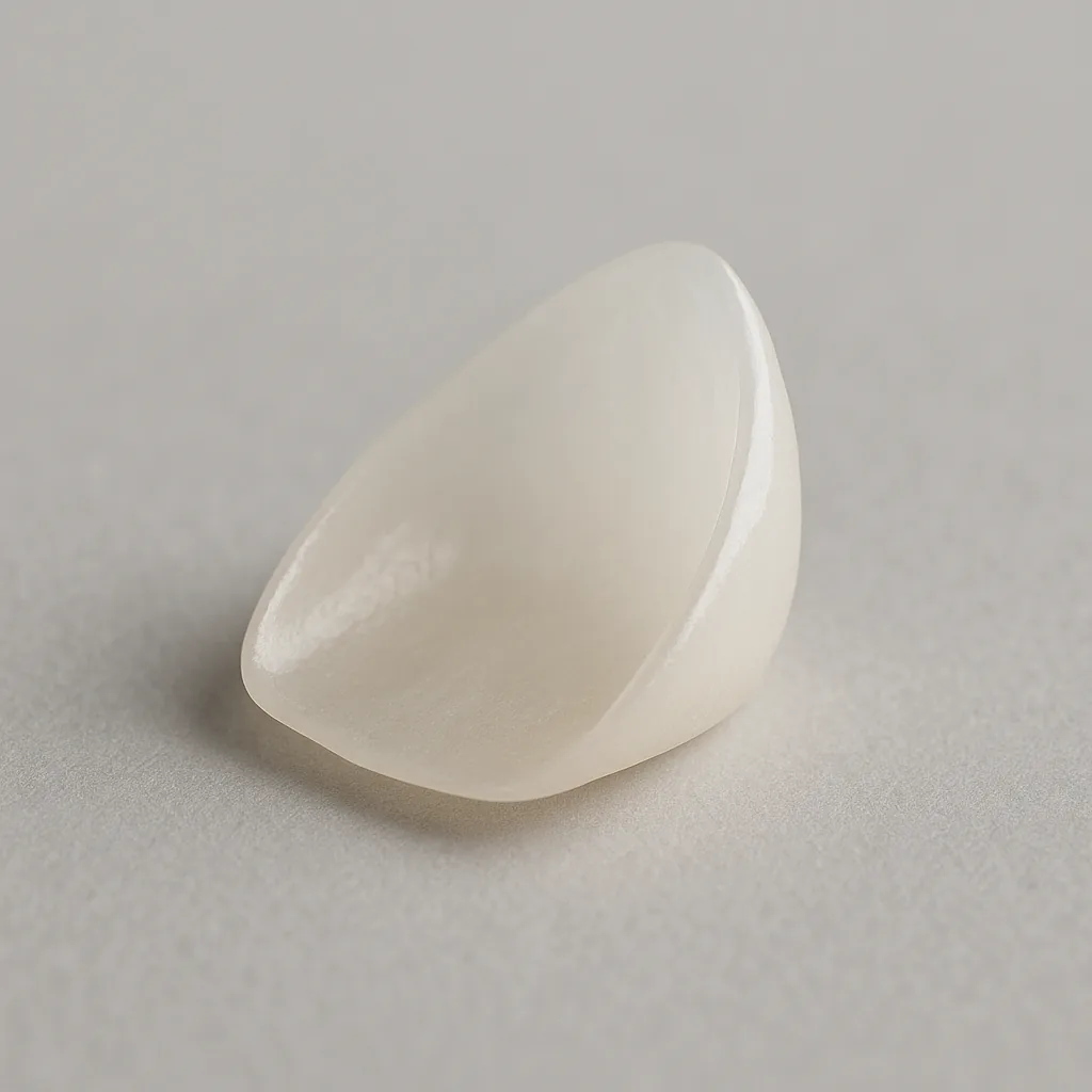 A single porcelain veneer shell - Porcelain Veneers, Dr Chalita le Roux, Roodepoort